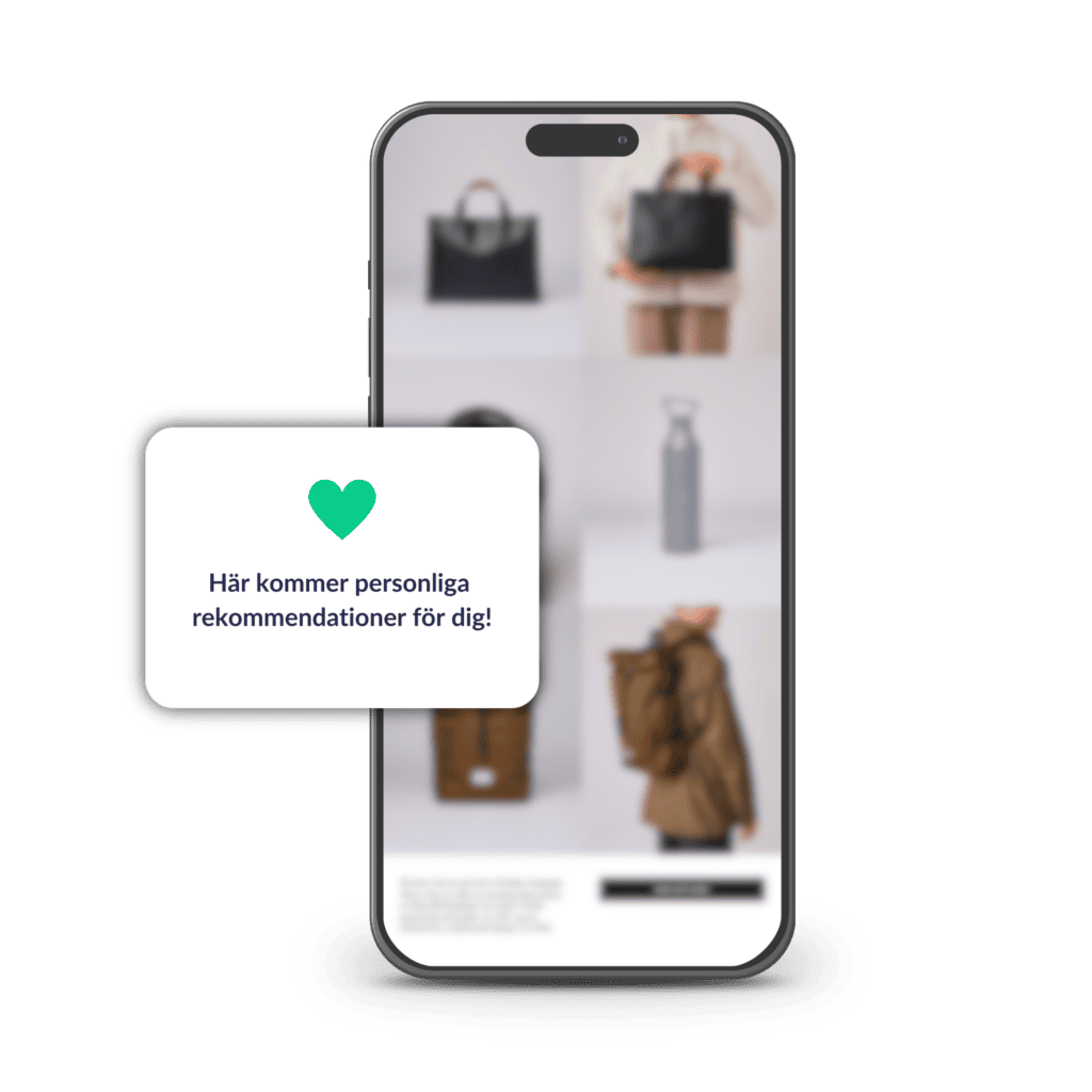 här kommer personliga rekommendationer